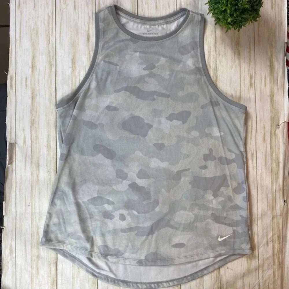 Nike Gray Camo Tank Top